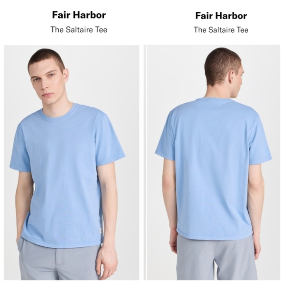New Fair Harbor The Saltaire Everyday Breatheable Ultrasoft Vintage T-Shirt Med - Picture 1 of 14